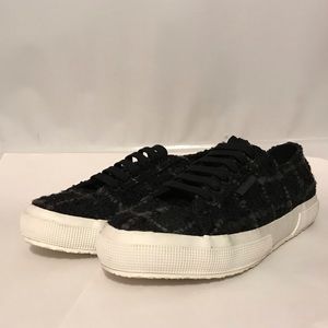 Superga 2750 BOUCLETWEEDW Black Multi Sneakers